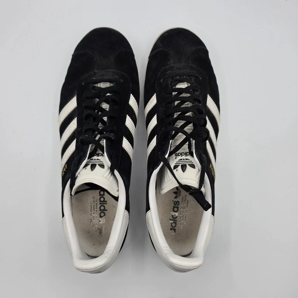 Adidas Gazelle‎ Sneakers Mens 13.5 Black Good Suede Low Top BB5476